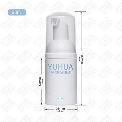 30ml Pompa Plastik Şişe Cilt Bakım Ürünü Yüz Köpük Paketleme