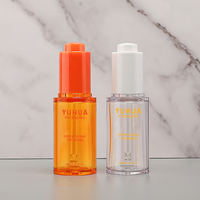 Şeffaf 1oz 30ml Plastik Esansiyel Yağ Şişesi, Basın Damlalıklı