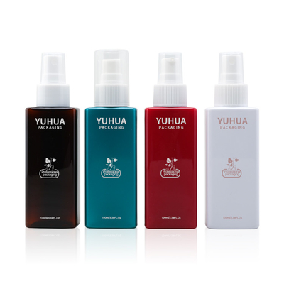 Pompa Püskürtücülü Elektrolizle 100ml PET Kare Şişe