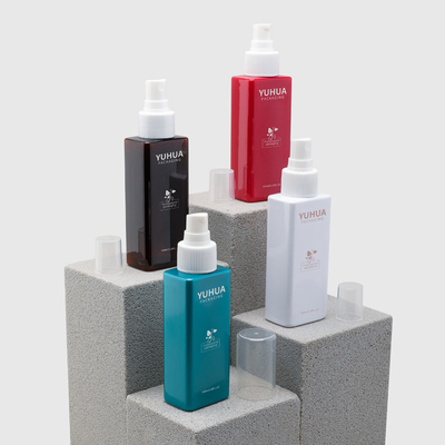 Pompa Püskürtücülü Elektrolizle 100ml PET Kare Şişe