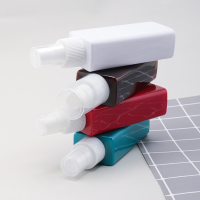 Pompa Püskürtücülü Elektrolizle 100ml PET Kare Şişe