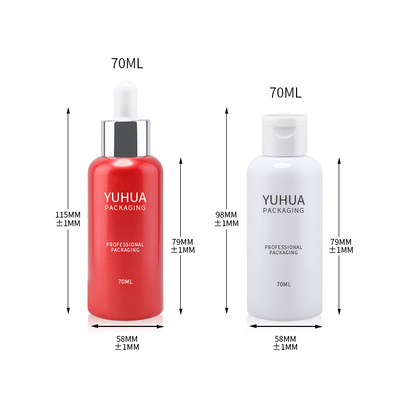 70ml Küçük Boy Seyahat Geri Dönüşümlü Plastik Ambalaj Şişeleri Flip Cap Pet El Yıkama Jeli Şişesi