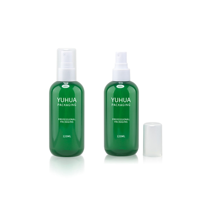 120ML 150ml Yeşil Plastik Damlalıklı Şişe Serigrafi Baskı Losyon Krem Ambalajı