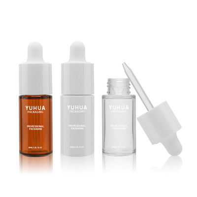 MSDS Boş Plastik Damlalıklı Şişe 30ml Çevre Dostu Özel Logo
