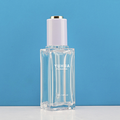 50ml Plastik Ambalaj Şişeleri Büküm Düğmesine Basın Temizle Serum Damlalık Şişesi