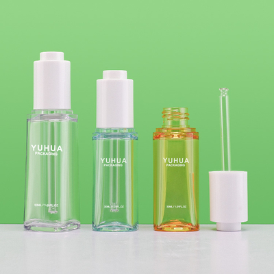 Damlalık Kapaklı 30ml 50ml Özel PETG Plastik Serum Şişesi