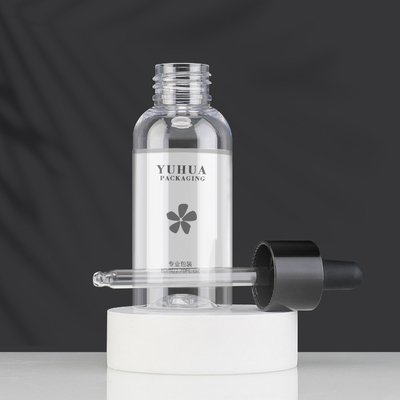 Hafif Pet Damlalıklı Şişe 80ml Yağ Serumu Plastik Şişe