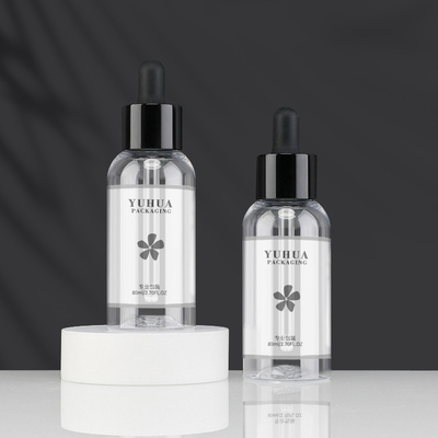 Hafif Pet Damlalıklı Şişe 80ml Yağ Serumu Plastik Şişe
