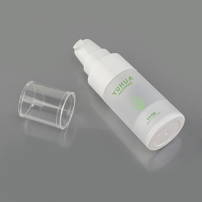 Çevre Dostu Pompa Kozmetik Losyon Şişesi Şeffaf Buzlu Serum Havasız Pompa Şişesi 20ml