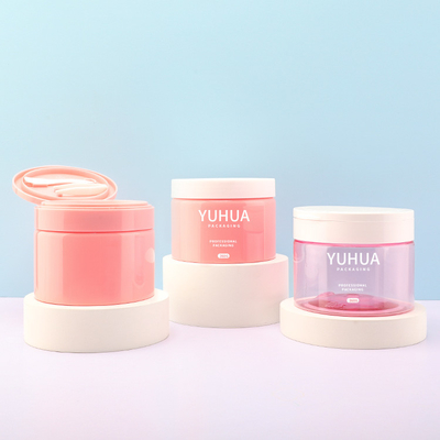 Kepçe Özel Logolu 360G Plastik Ambalaj Vücut Ovma Kavanozu