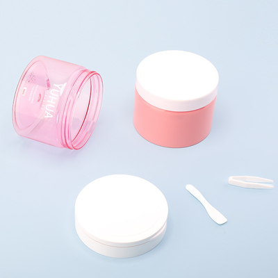 Kepçe Özel Logolu 360G Plastik Ambalaj Vücut Ovma Kavanozu