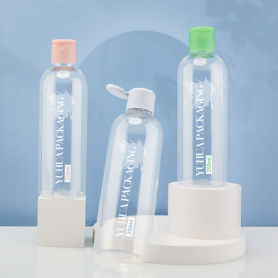 Şampuan Saç Kremi İçin Özel Logo 250ml Plastik Kapaklı Şişeler
