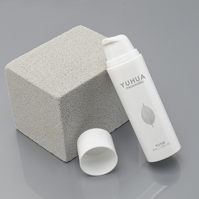 Özel Plastik Ambalaj Şişeleri 15ml 30ml 50ml Beyaz Havasız Şişeler