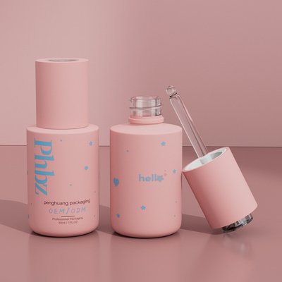 Cilt Bakımı Ambalajı İçin Özel Logo 30ml Lüks Serum Damlalıklı Şişeler