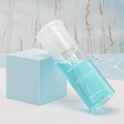 Basın Pompa Küçük Boyutlu 50ml 60ml Makyaj Temizleme PET PP Plastik Ambalaj Şişeleri