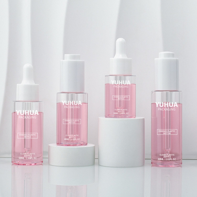Kozmetik Ambalaj için 30ml 40ml 50ml 60ml Plastik Makyaj Serumu Losyon Şişesi