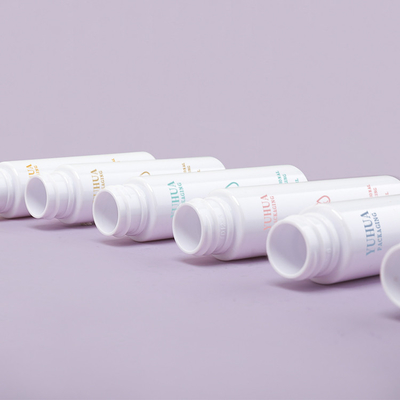 1oz Beyaz Silindir Serum Şişesi Kozmetik Ambalaj Renkli Macaron Serum Esansiyel Yağı Damlalık Şişesi