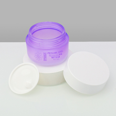 Ücretsiz Örnek 50ml Plastik Krem Kavanoz Kapaklı Serigrafi
