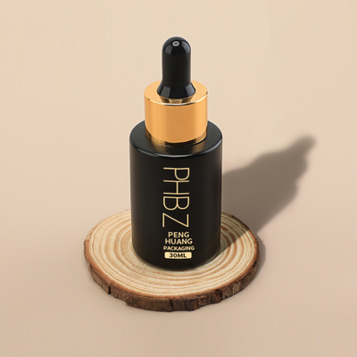Özel Baskı Serum Damla Şişeleri 30ml Cam Esansyel Yağ Şişesi