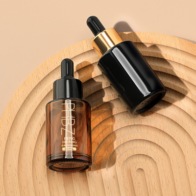 Özel Baskı Serum Damla Şişeleri 30ml Cam Esansyel Yağ Şişesi