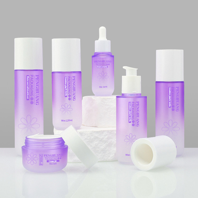 PETG Pompa Serum Dropper Şişe Kozmetik ambalaj için İpek ekran baskı