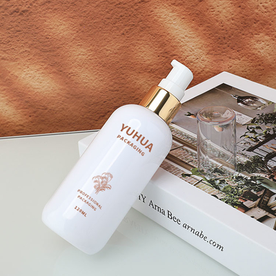 120ml Pet Lotion Pompa Paketleme Emülsiyon Şişeleri Sıcak Damgalama
