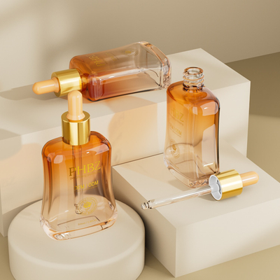 50ml Esans Yağı Serum Şişesi Deri Bakım Paketlerinde İpek ekran baskı ile