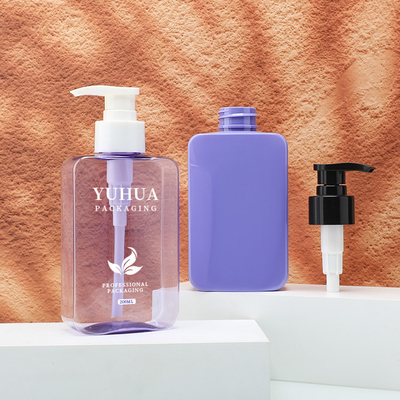 İyi bir fiyat. 200ml Mor plastik toner şişesi el dezenfektanı için basın pompası ile çevrimiçi