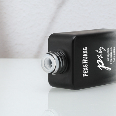 Kara cam damlatıcı şişe 30ml Serum toner esans yağı için