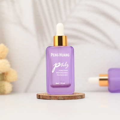 Özel Logo Serum Damla Şişeleri 30ml Boş Cam Damla Şişesi