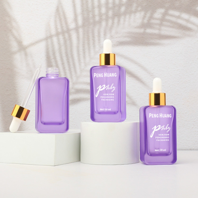 Özel Logo Serum Damla Şişeleri 30ml Boş Cam Damla Şişesi