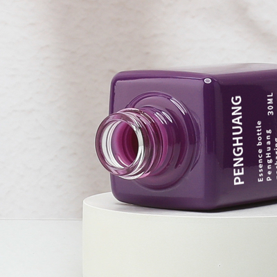 OEM ODM Serum Damla Şişeleri 30ml 1oz Müşteri Rengi Boş Esans Yağı Şişesi Kapalı Damla Kapaklı
