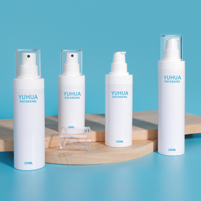Özel logo 120ml 150ml 180ml Beyaz Plastik Spray Pompa Şişesi