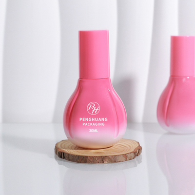 Toptan satış 30ml serum ve toner özel logo krem losyon pompa ile cam şişeler