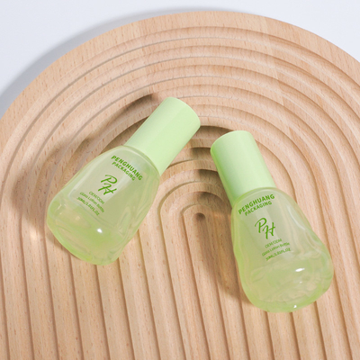 Avokado Yeşil Açık 30ml Cam Sıvı Temel Şişeler Deri Bakım Paketleri İçin