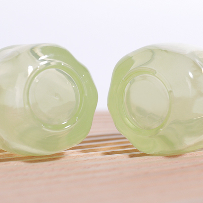 Avokado Yeşil Açık 30ml Cam Sıvı Temel Şişeler Deri Bakım Paketleri İçin