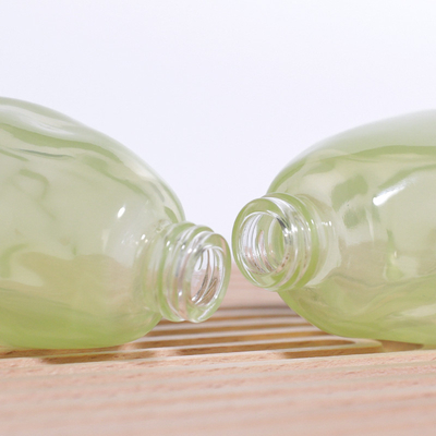 Avokado Yeşil Açık 30ml Cam Sıvı Temel Şişeler Deri Bakım Paketleri İçin