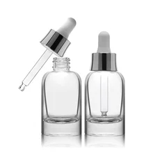 OEM ODM Saç Yağı Serum şişesi cam damlatıcı ile 30ml 1oz kozmetik ambalaj konteyneri
