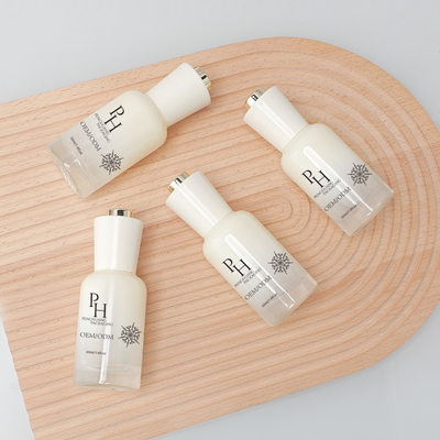 OEM ODM Saç Yağı Serum şişesi cam damlatıcı ile 30ml 1oz kozmetik ambalaj konteyneri