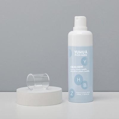 İnce sis püskürtme şişeleri Plastik 100ml 120ml 150ml Yeniden doldurulabilir Kozmetik Boş Atomizer püskürtme şişeleri