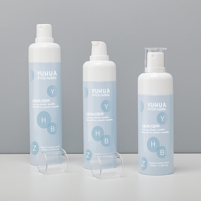 İnce sis püskürtme şişeleri Plastik 100ml 120ml 150ml Yeniden doldurulabilir Kozmetik Boş Atomizer püskürtme şişeleri