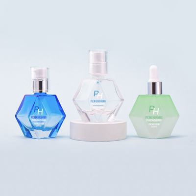 30 ml 1 oz lüks cam serum losyon şişesi cilt bakımı ambalajı için