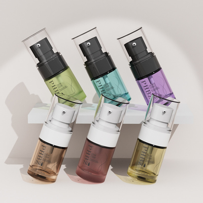 15ml Mini Silindirli, Losyon Pompası İçin Cam Temel Şişe