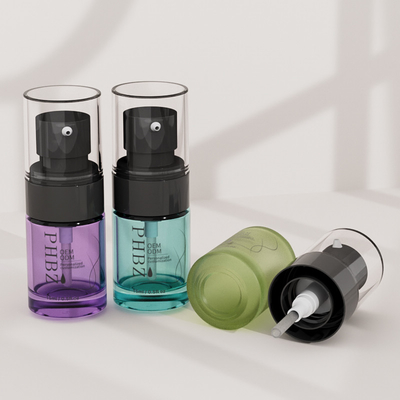 15ml Özelliklendirilebilir Kozmetikler için Dondurulmuş Cam Temel Şişeleri