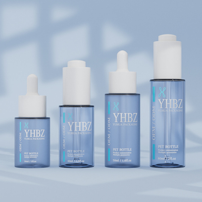 30ml 40ml 50ml 60ml Pet Plastik Serum Damla Şişeleri Deri Bakım Paketleri İçin