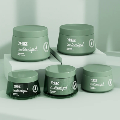 Mat Plastik Krem Kavanoz 150ml 250ml 350ml 500ml Boş Krem Kapları