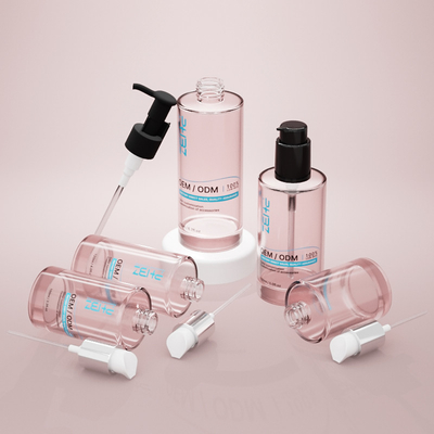 Özel cam kozmetik şişe 100ml 120ml 150ml serum losyon pompa şişe