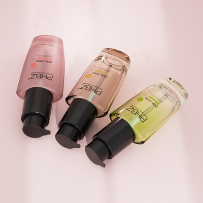 Serum losyon pompası şişe 50 ml cam sıvı taban şişeleri pompa ile