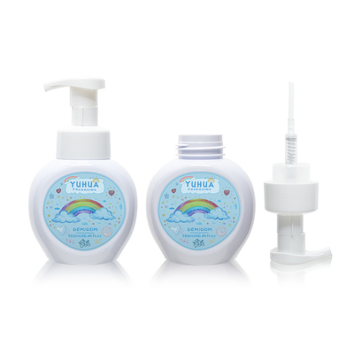 Yuvarlak Losyon Şampuan Şişesi Yüz Temizliği İçin 300ml Plastik Köpük Şişe