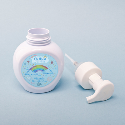 Yuvarlak Losyon Şampuan Şişesi Yüz Temizliği İçin 300ml Plastik Köpük Şişe